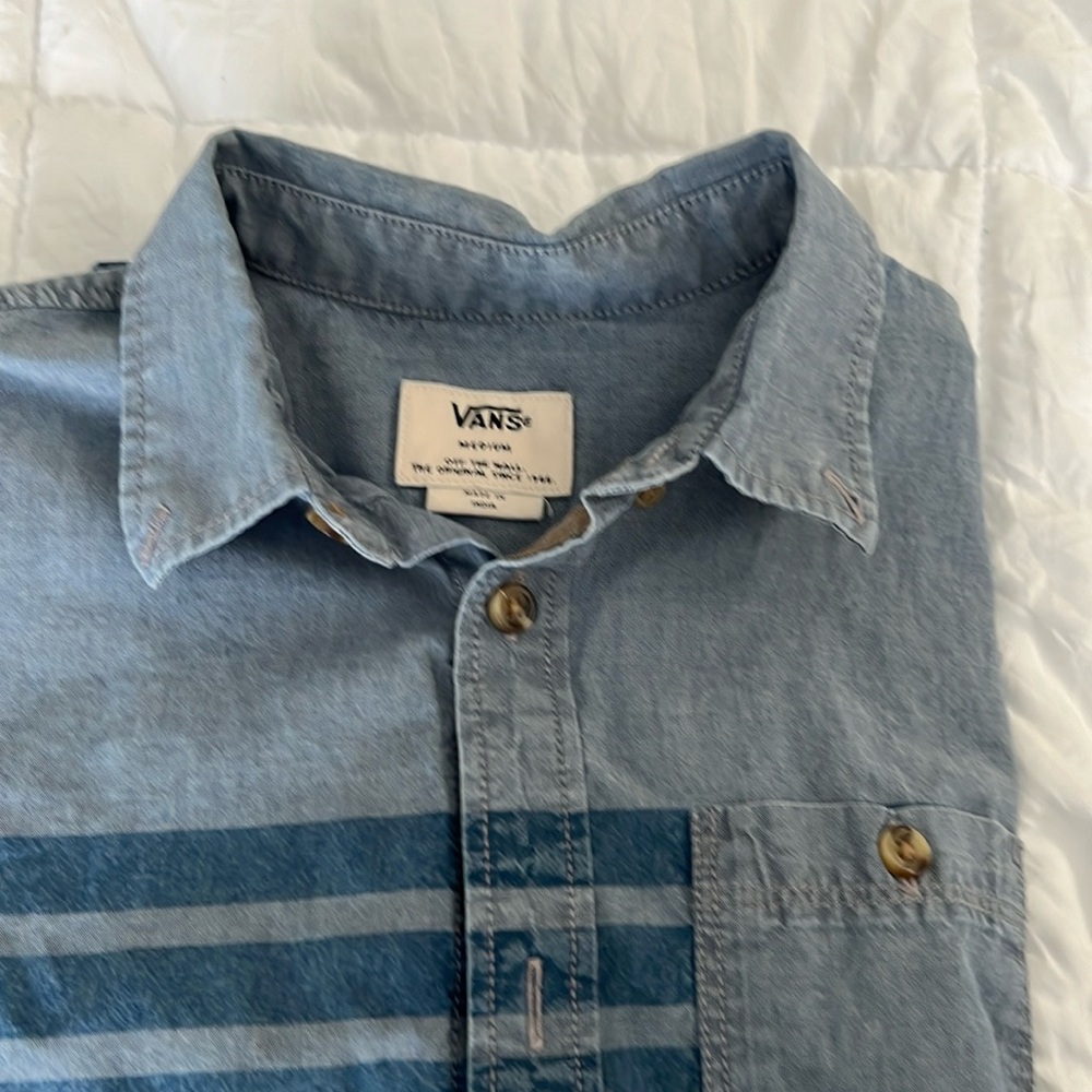 Boys Vans casual button down